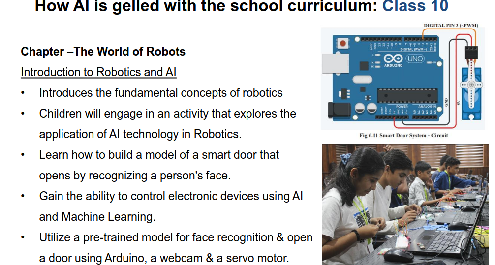 Class 10 AI curriculum image